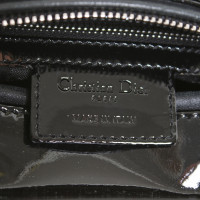 Christian Dior Lady Dior Medium aus Lackleder in Schwarz