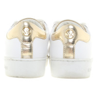 Michael Kors Irving Lace Up Sneaker Bianco Ottico / oro pallido 36