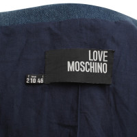 Moschino Love Veste Jean avec des détails de la chaîne