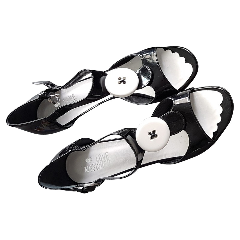 Moschino Love Sandals in Black