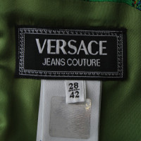 Versace Robe fourreau avec motif à carreaux