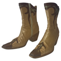 Sartore Ankle boots Leather in Ochre