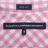 Ralph Lauren Blouse in wit / roze