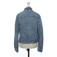 Acne Jacket/Coat Cotton in Blue