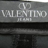 Valentino Garavani Jupe en velours noir