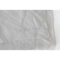 Giorgio Armani Schal/Tuch aus Seide in Grau