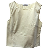 Prada Vestito in Cotone in Crema