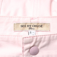 See By Chloé Jupe en Coton en Rose/pink