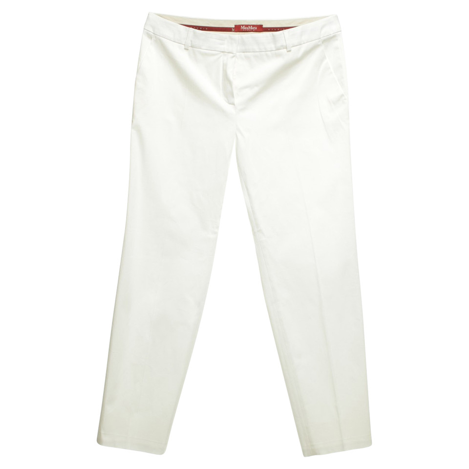Max Mara Pantaloni in bianco