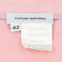 Costume National Rock aus Baumwolle in Rosa / Pink