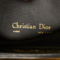 Christian Dior Umhängetasche aus Leder in Schwarz
