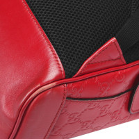 Gucci Backpack Leather in Red