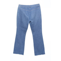 Christian Dior Trousers Cotton in Blue
