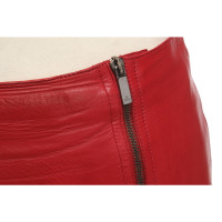 Gucci Skirt Leather in Red