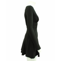 Hervé Léger Kleid aus Baumwolle in Schwarz