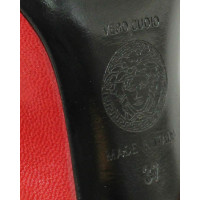 Gianni Versace Sandals Leather in Red