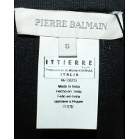 Pierre Balmain Oberteil aus Baumwolle in Schwarz