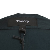 Theory Coat in dark green