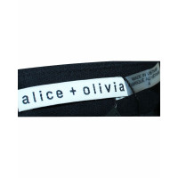 Alice + Olivia Rock aus Baumwolle in Schwarz