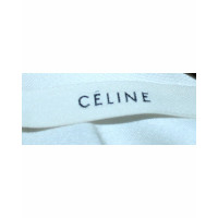 Céline Kleid aus Seide in Weiß