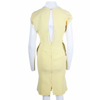 Roland Mouret Dress Silk in Yellow