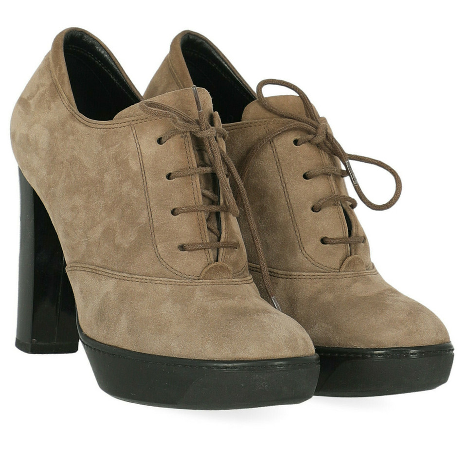 Hogan Ankle boots Leather in Beige