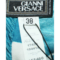 Gianni Versace Skirt Viscose in Blue