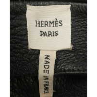 Hermès Jacket/Coat Leather in Black