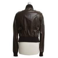 Gucci Lederjacke im Biker-Stil 