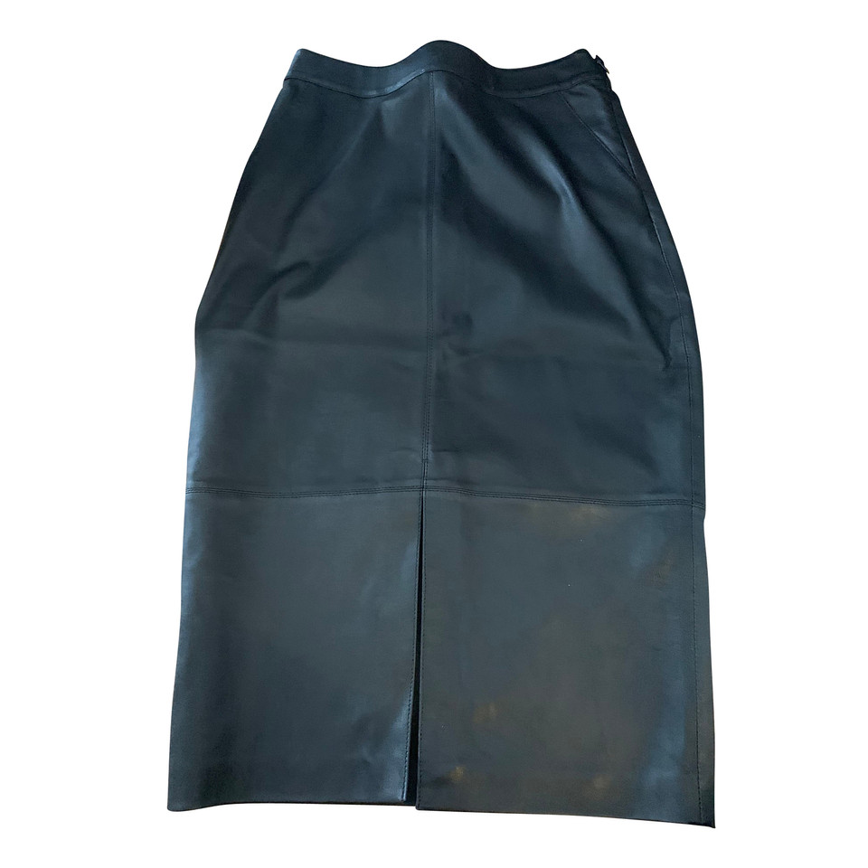 Ba&Sh Skirt Leather in Black