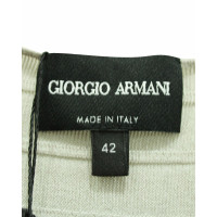Giorgio Armani Oberteil aus Baumwolle in Grau