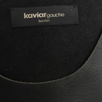 Kaviar Gauche  Robe en cuir noir