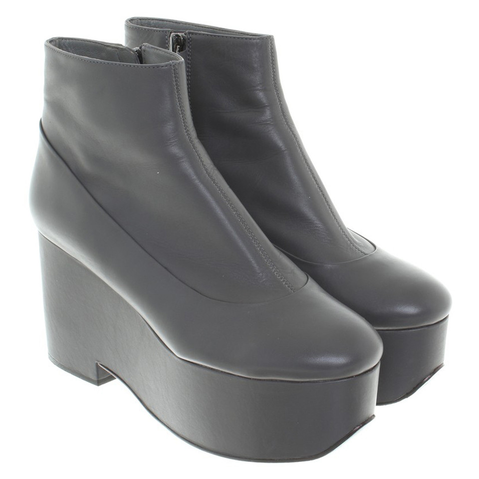 Jil Sander Ankle Boots in Gray