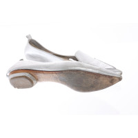 Nicholas Kirkwood Slippers/Ballerinas Leather in Silvery