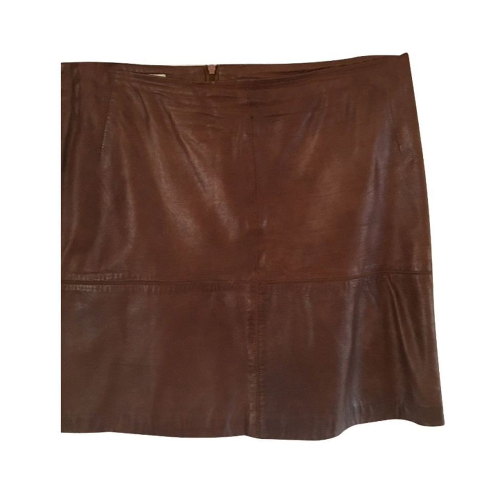 Cinque Leather skirt