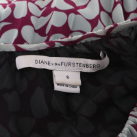 Diane Von Furstenberg Top con motivo