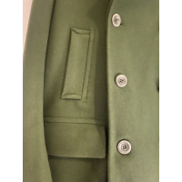 Dries Van Noten Jacket/Coat Wool in Green