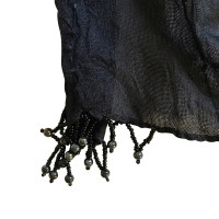 Balmain Foulard en soie noir