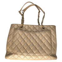Chanel GST LEATHER CAVIAR BEIGE HDW GOLD