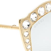 Gucci Sonnenbrille aus Baumwolle in Gold