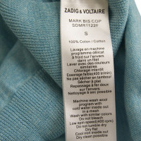 Zadig & Voltaire Shirt in Türkis-Blau