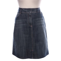 Rena Lange Skirt Jeans fabric in Blue