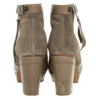 Acne Ankle boots Leather in Olive