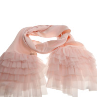 Christian Dior Schal/Tuch aus Seide in Rosa / Pink