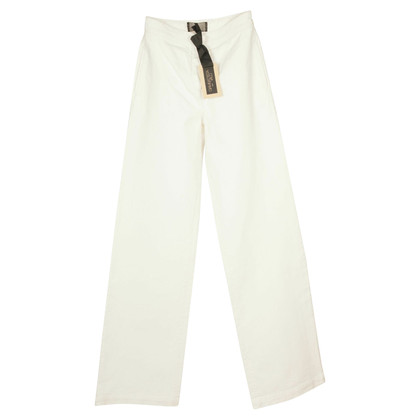 Giambattista Valli Paire de Pantalon en Coton en Blanc