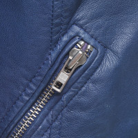 Muubaa Leather jacket in blue