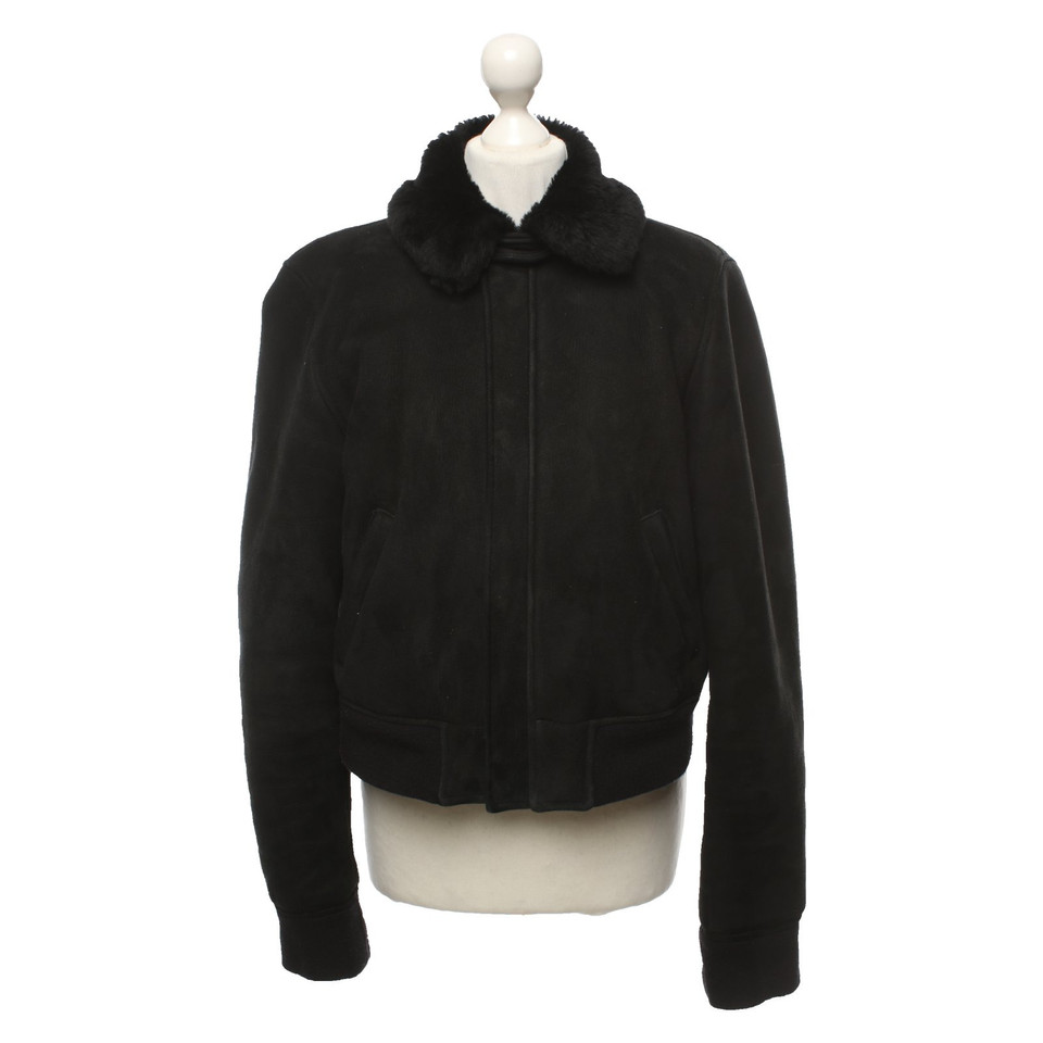 Ralph Lauren Purple Label Jacket/Coat Fur in Black