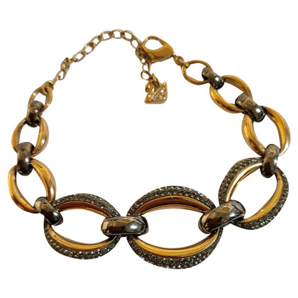Swarovski Bracelet en Acier en Doré