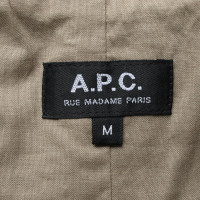A.P.C. Jacket/Coat in Olive