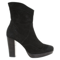 Closed Bottines en Daim en Noir